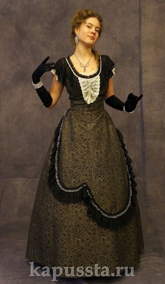 Бальное платье 19 века